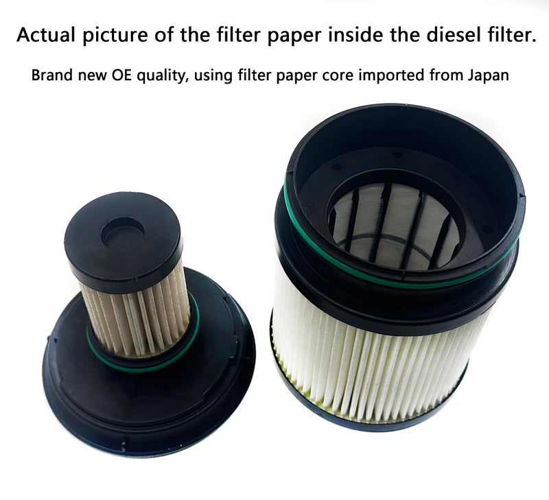 HENKYO 12633243 TP3018 (19431541) 6.6L Duramax Diesel Fuel Filter Fits 2001-2016 Chevy Express/Silverado GMC Sierra/Savana 6.6 403Cu V8 DIESEL.3 Micron. TP3012 12664429 OEM Grade Fuel Filter Blue housing - Image 2